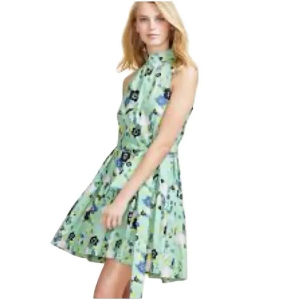 Pear by Lela Rose halter floral dress size XS